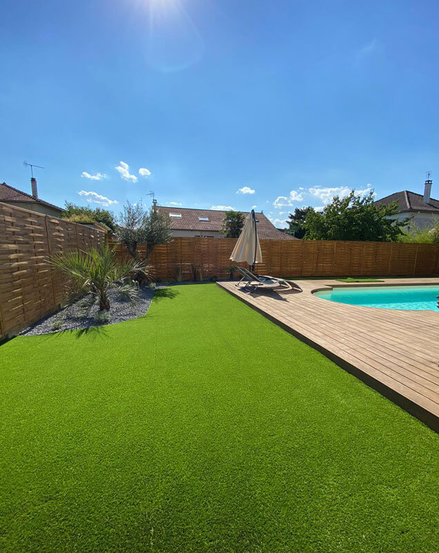 abords de piscine gazon synthétique saccinto