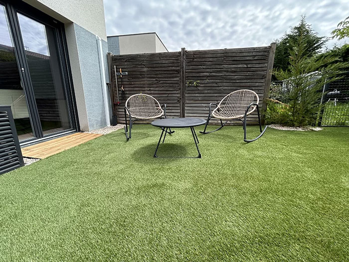terrasse balcon gazon synthétique saccinto