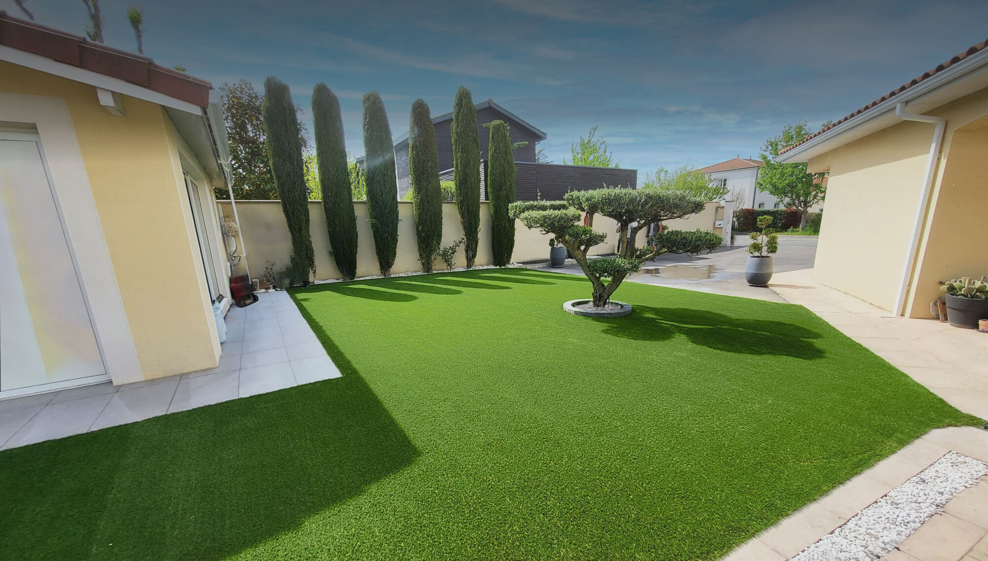 jardin paysager gazon synthétique Suprême 30 saccinto