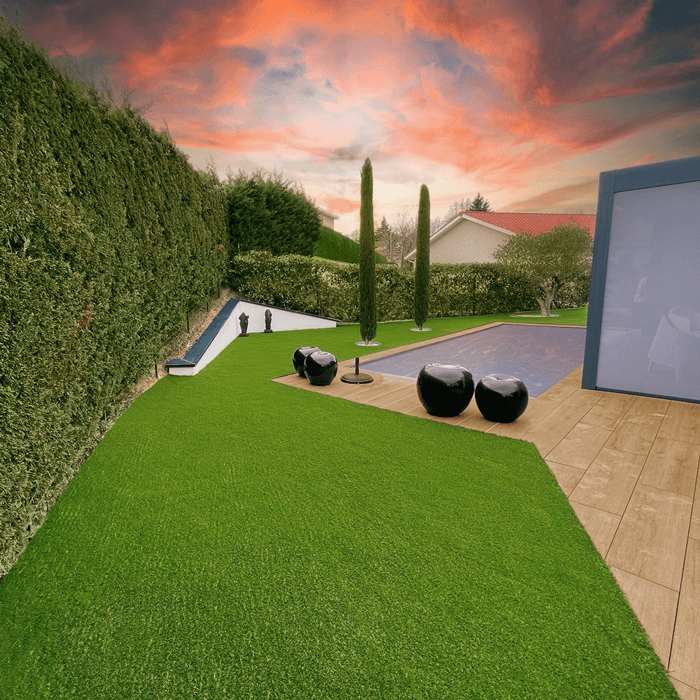 abords de piscine supreme 35 gazon synthétique saccinto